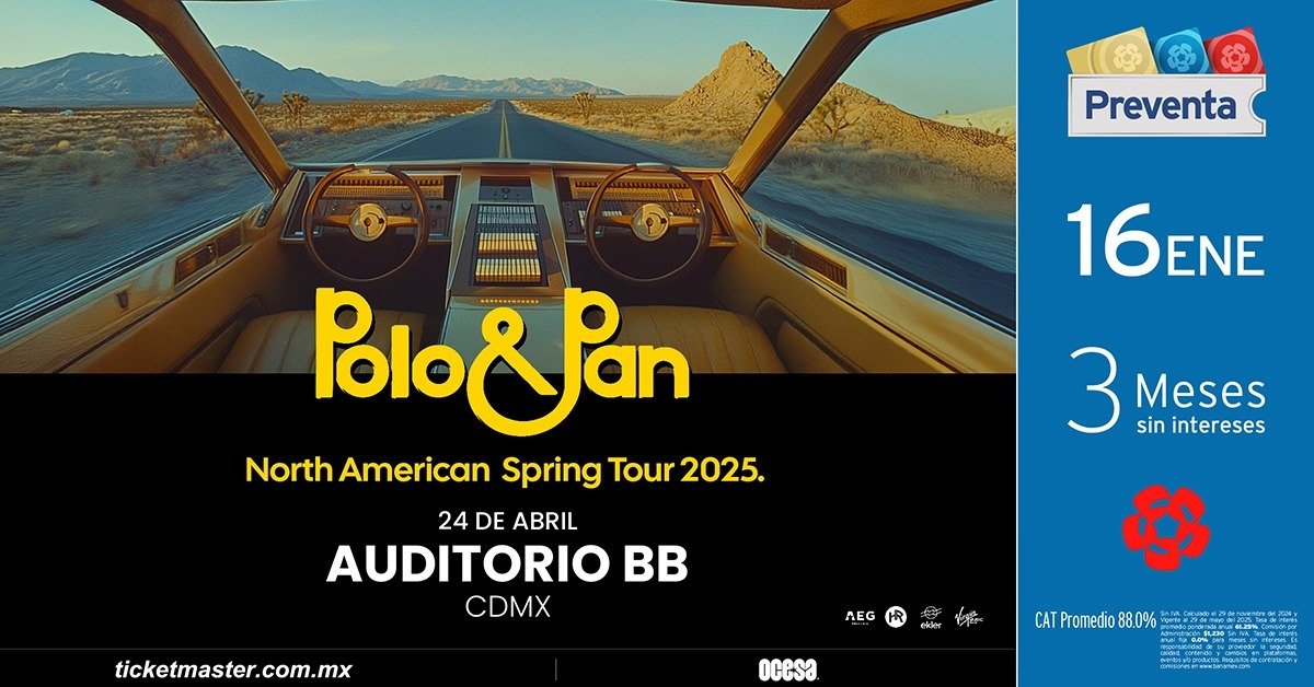 Polo & Pan regresan a la CDMX en un viaje retro-futurista 0