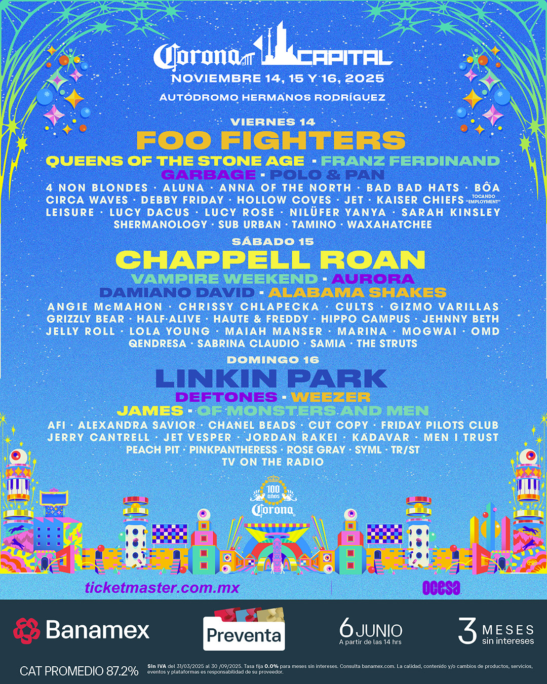 Corona Capital 2025: Un siglo de historia celebrados con rock puro 0