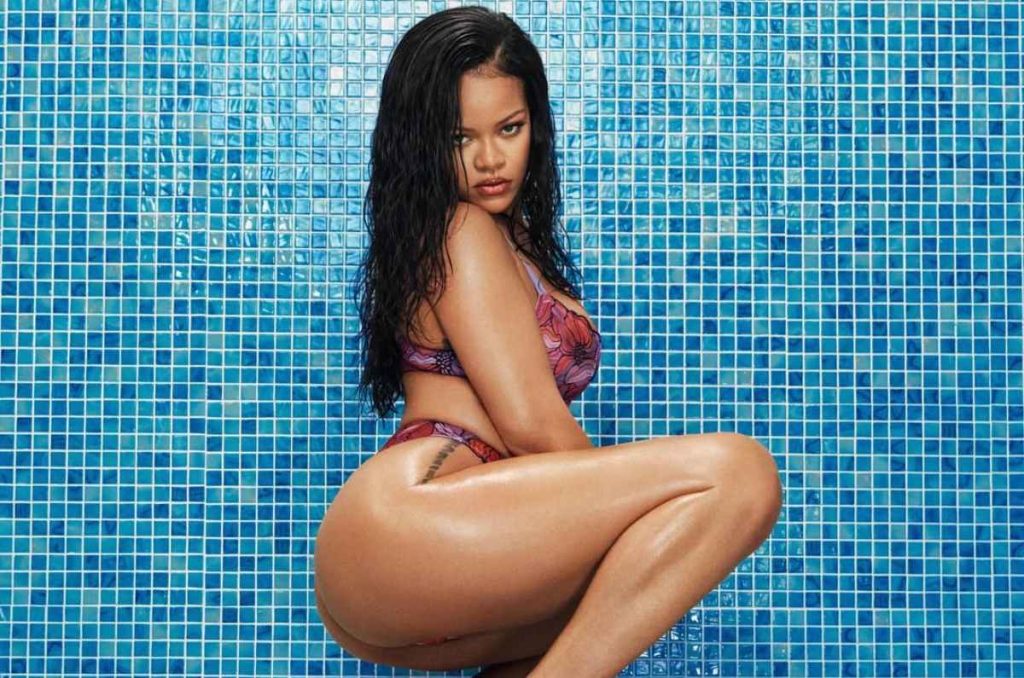 Estas son las fotos en lencería de Rihanna embarazada