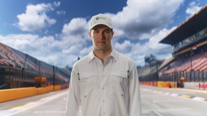 Checo Pérez reaparece junto a MAJA Sportswear 1