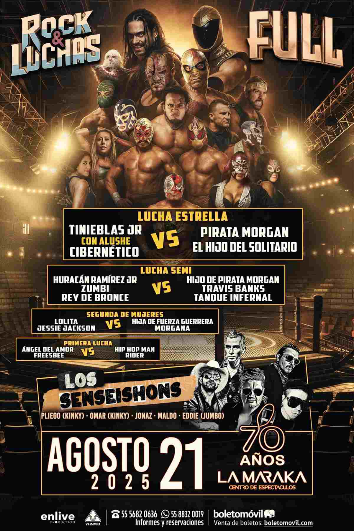 Rock & Luchas en La Maraka: una noche con todo lo que te gusta 0