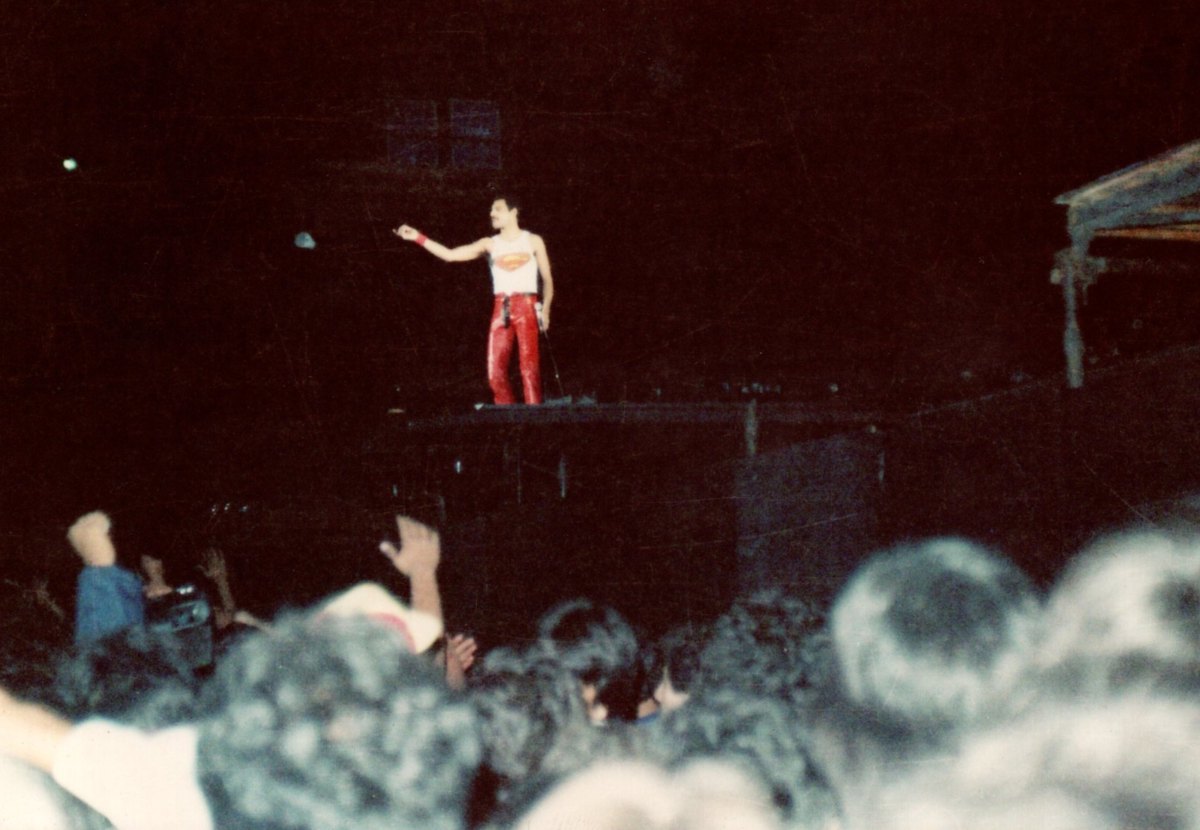 Queen en Puebla (1981). Fotografías de Toño Pantoja.