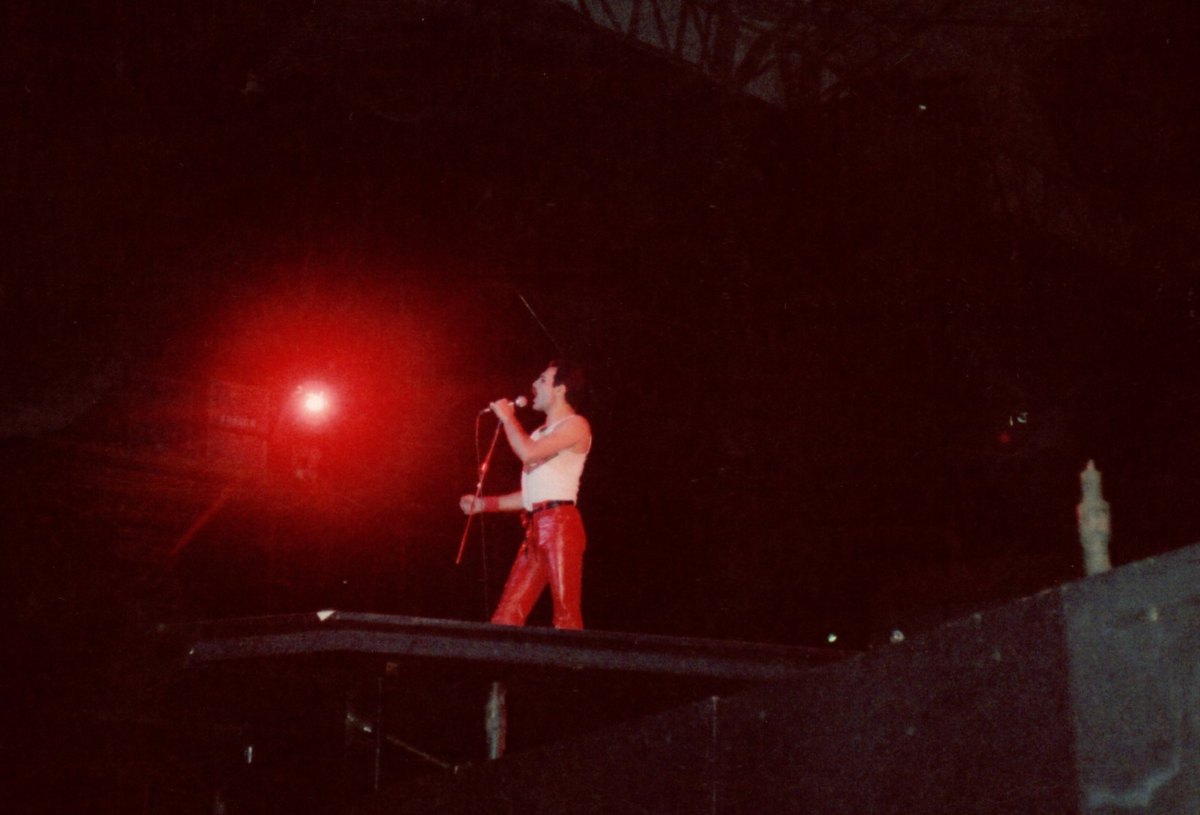 Queen en Puebla (1981). Fotografías de Toño Pantoja.