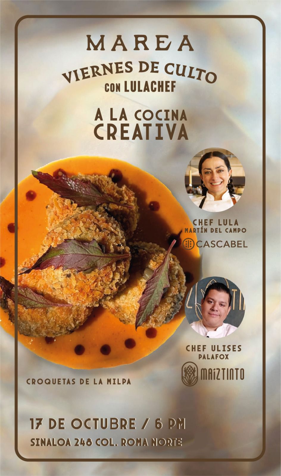 Viernes de Culto en Marea: Un tributo al maíz y la gastronomía mexicana 0