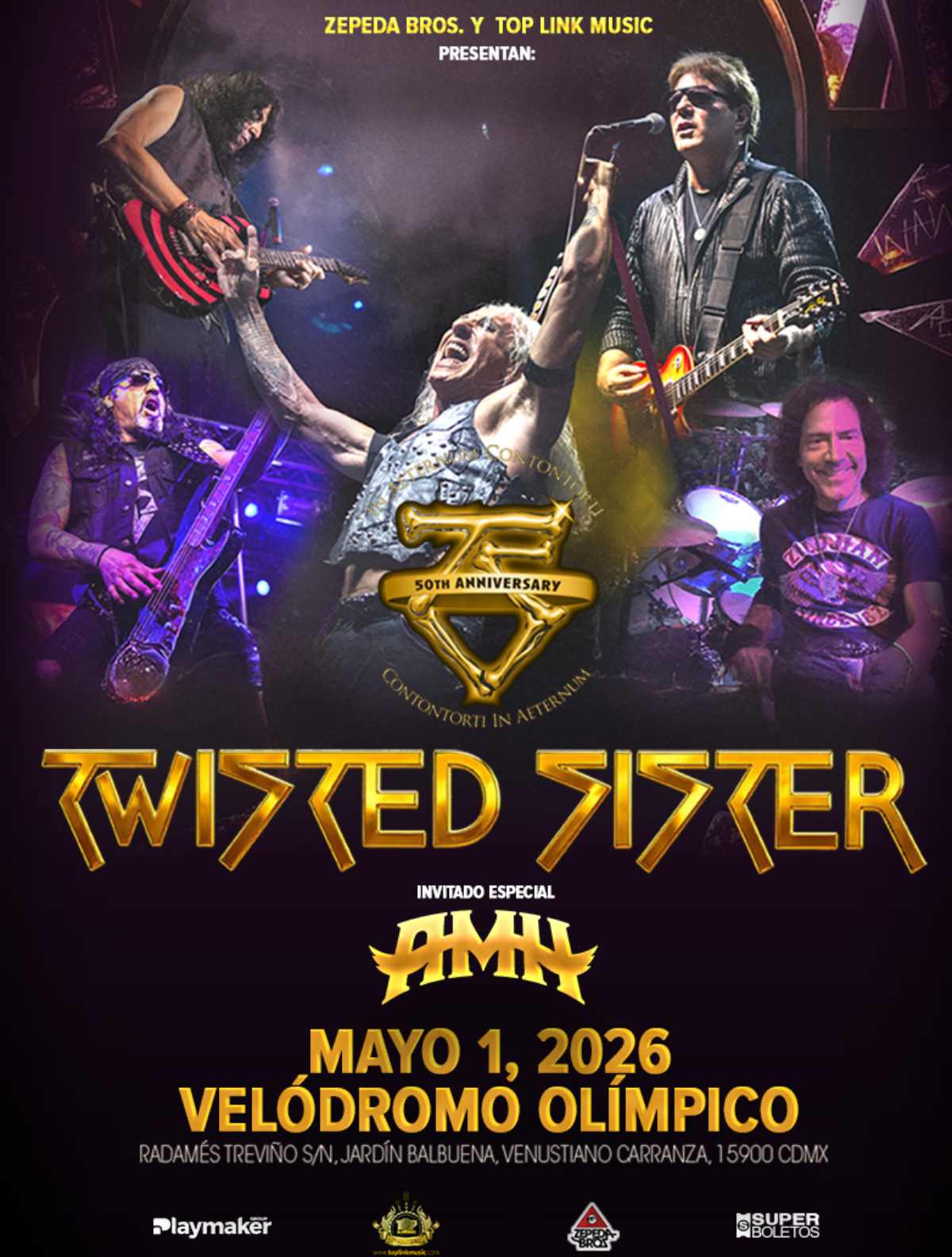 Regresa Twisted Sister a México y aquí hay una entrevista con Dee Snider 0