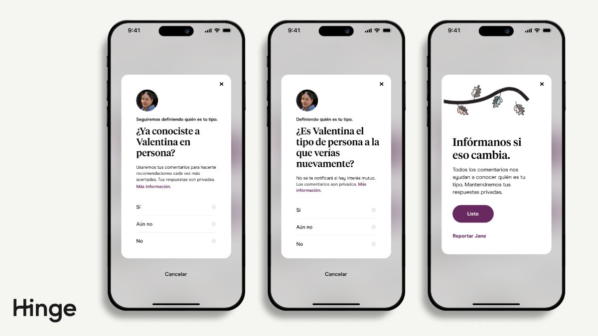 Hinge: una app de citas para romper con los hábitos tóxicos 0