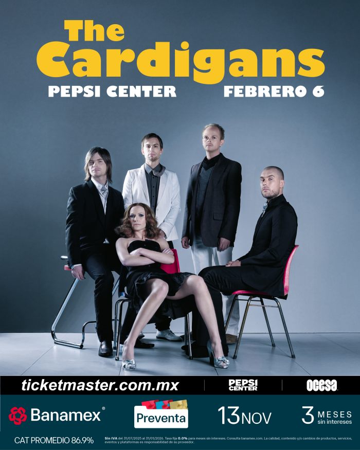 La banda sueca, The Cardigans, regres a México 0