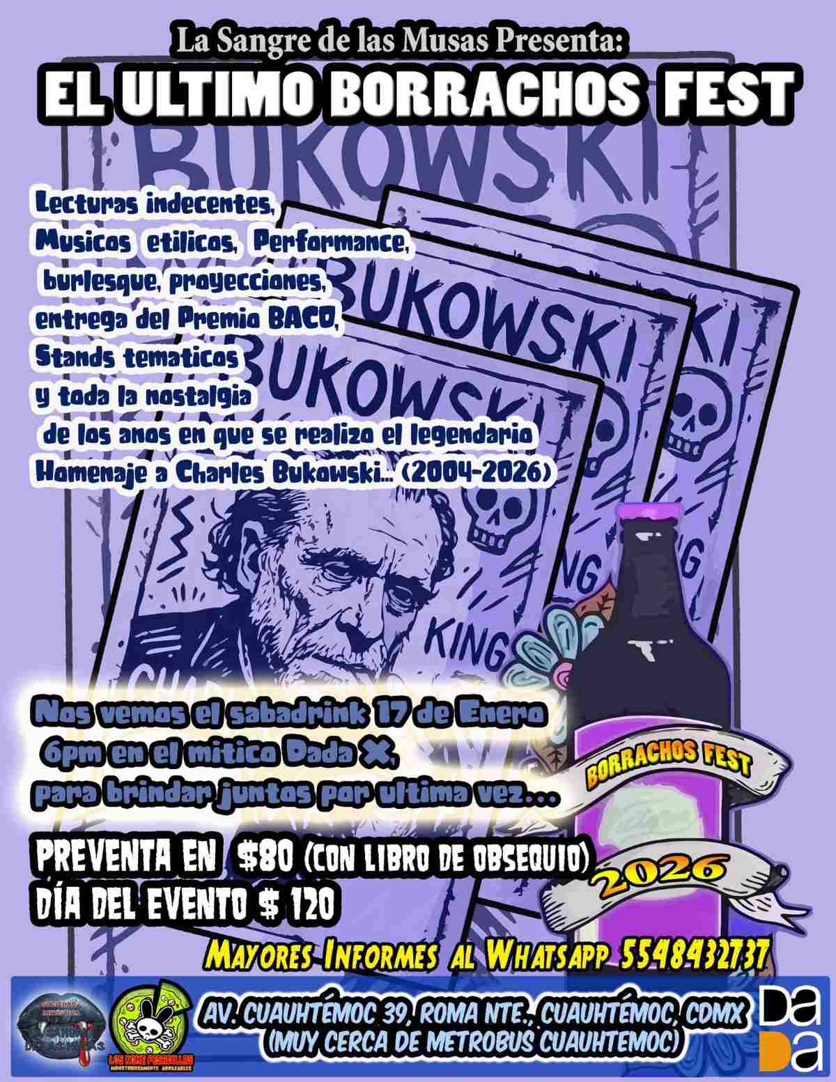 Borrachos Fest y Festival Vampírico anuncian sus últimas ediciones 1